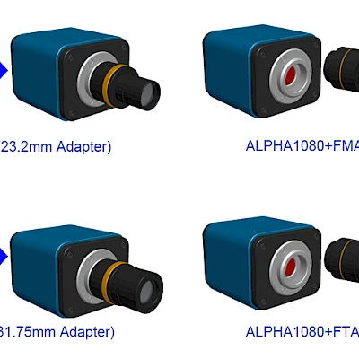 Extension of ALPHA1080 Series with Microscope or Telescope Adapter