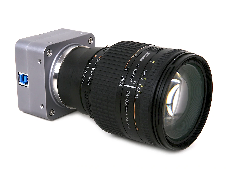 BigEye with F-mount and Lens