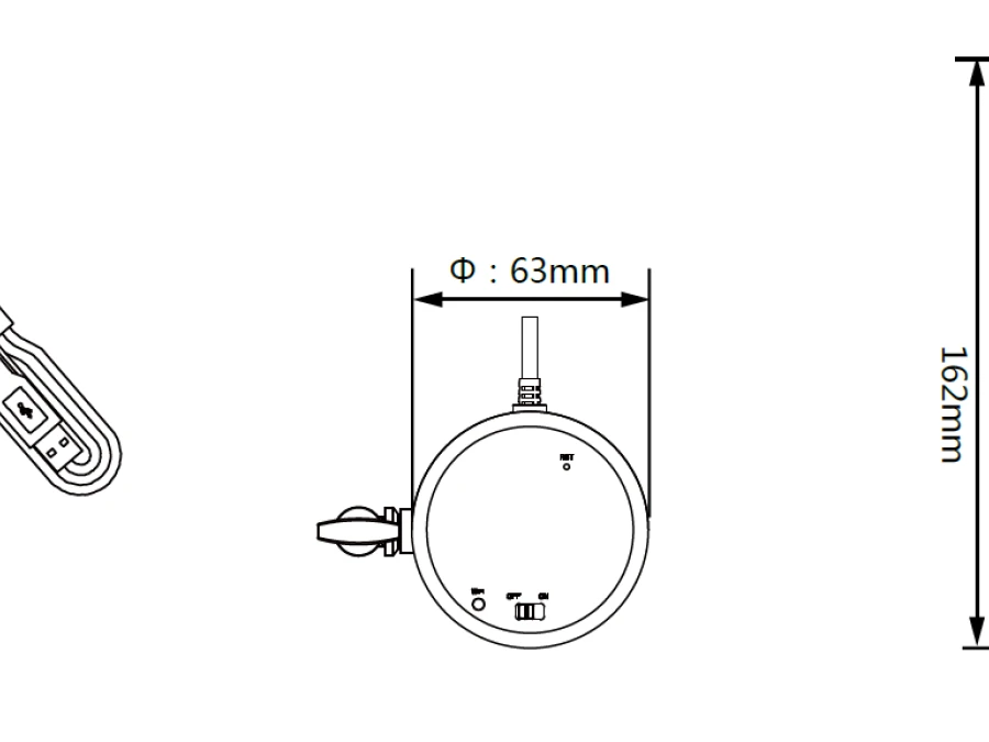 Dimension of MC810-W