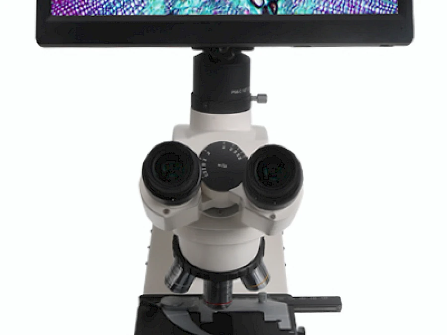 Front View of Zeiss Microscope+XCAMSeries Camera and TPHD1080PA