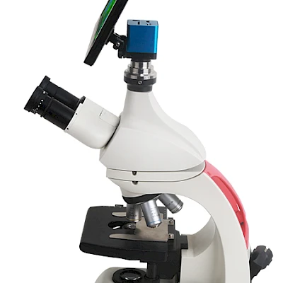 Side View of Leica Microscope+XCAMSeries Camera and TPHD1080PA