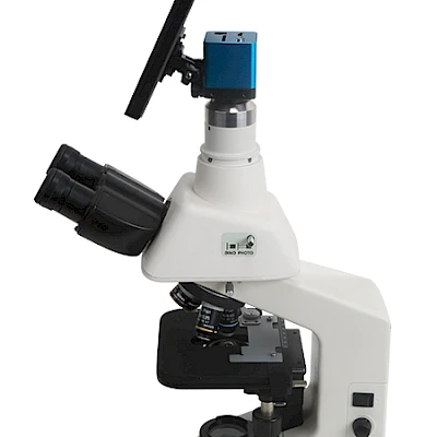 Side View of Nikon Microscope+XCAMSeries Camera and TPHD1080PA