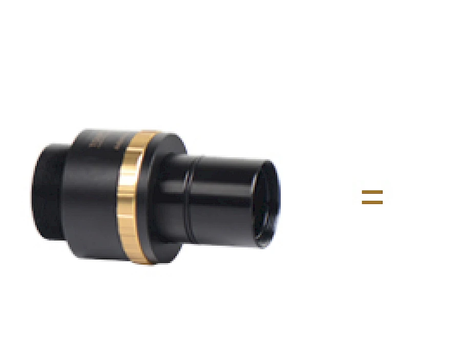 23.2mm Eyepiece to C-mount Adjustable Microscope Eyepiece Adapter