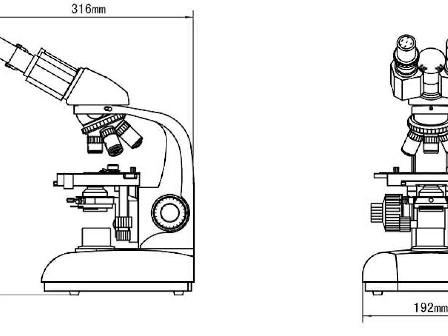 Dimension of BL-240A &amp; BL-240B