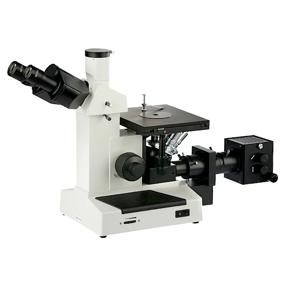 VM2000I Series 100X-1000X Trinocular Inverted Industrial Lab School Metallurgical Microscope with two light paths output