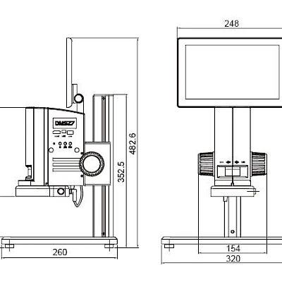 Dimension of HVS-400P