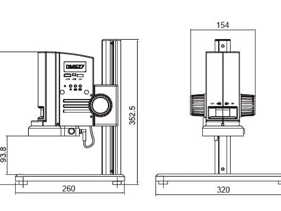 Dimension of HVS-400P