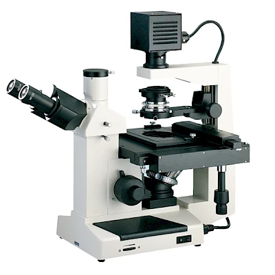 VMB200I 100X-400X Inverted Biological Microscope with Pendulum Rotate Condenser image 1