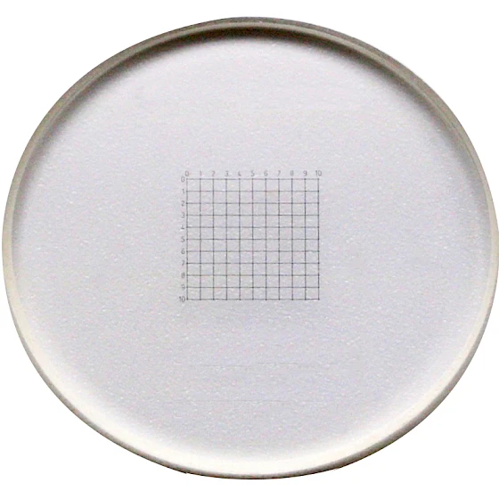C5 Net Microscope Calibration Micrometer Glass Slideφ19mm