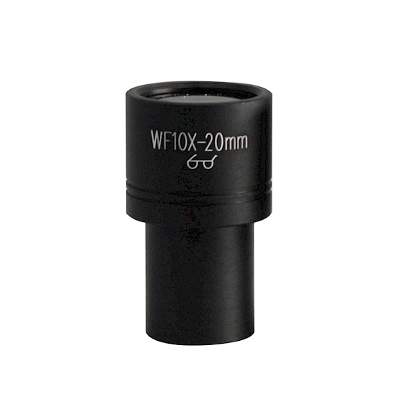 WF 10X 20mm Eyepiece for Metallurgical/ Biological Microscopes 23.3mm with Scale and Reticle