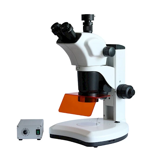 VMF7063 LED Illumination Trinocular Flourescence Stereoscope with 2 / 4 filters