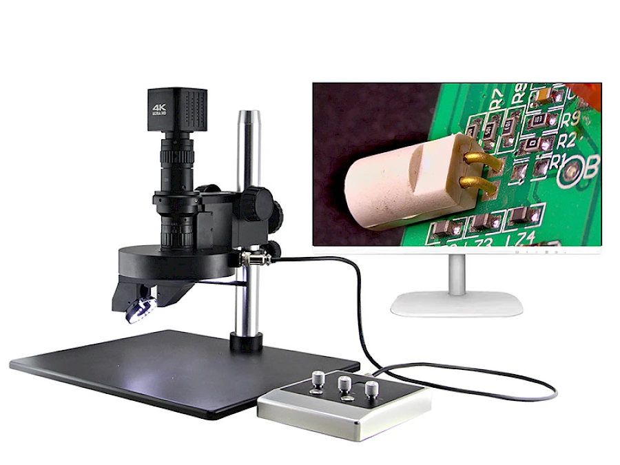DTE-25 3D Stereo Microscope with 4K Measuring Camera