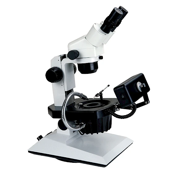 VGM550A 10X~40X Binocular Gem Stereo Jewelry Gemological Microscope Jewelry Microscope with Base Stand