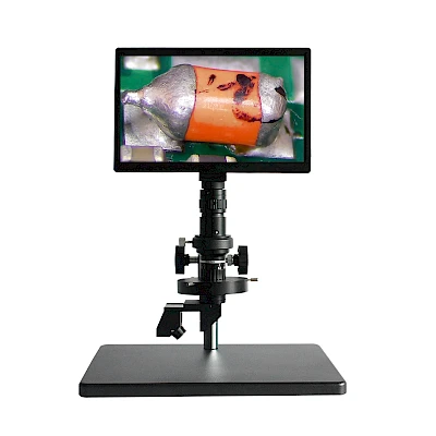 ATE-5 3D Manual Stereo Microscope with 11.6" LCD Display Monitor