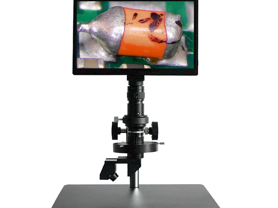 ATE-5 3D Manual Stereo Microscope with 11.6" LCD Display Monitor