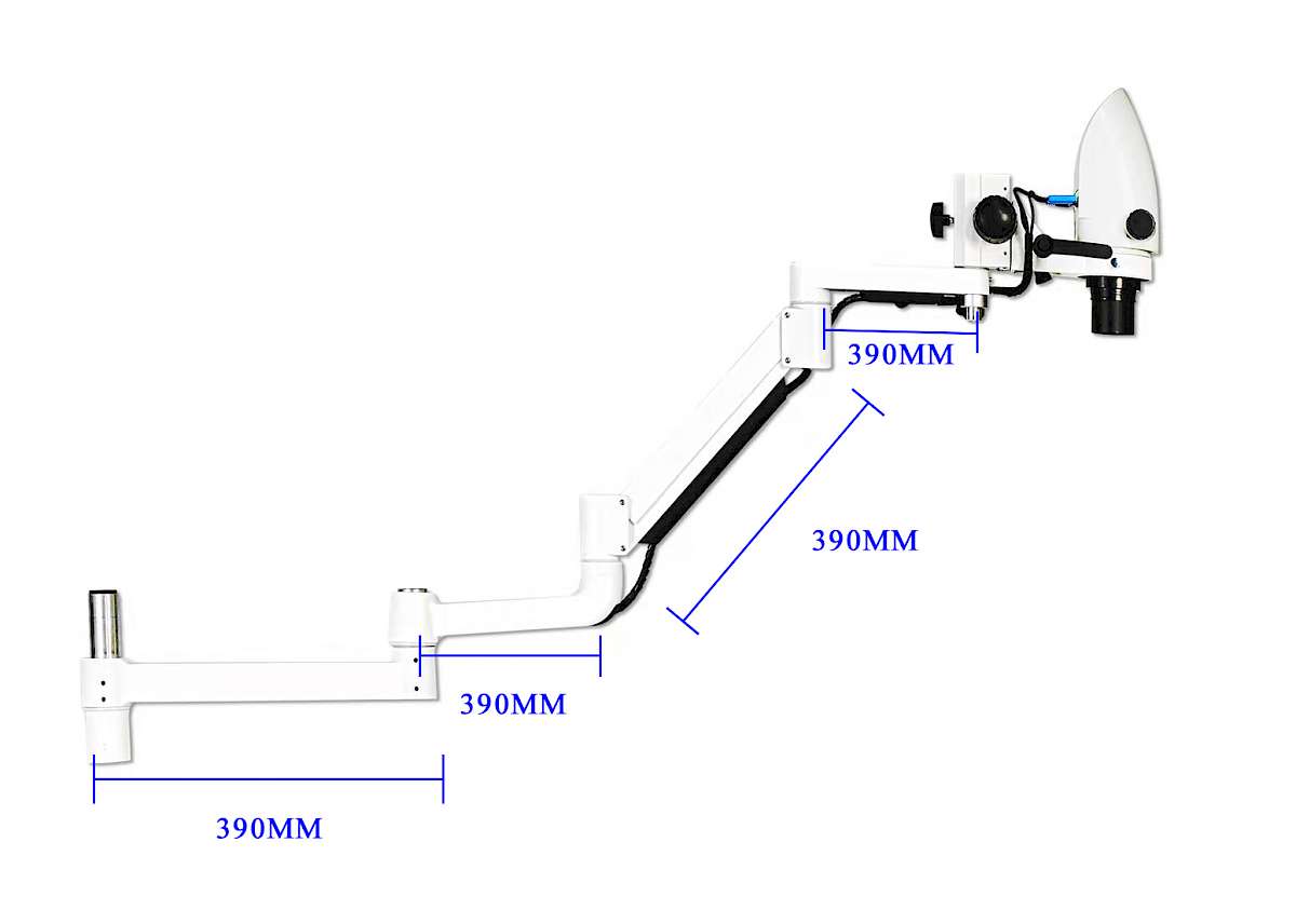Size of VMS105CD Arm Mounting