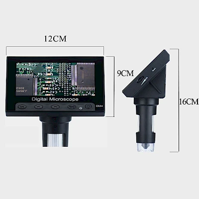 Size of DM4 Digital Microscope