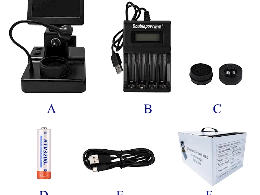 Packing List of DM-10 Digital Microscope