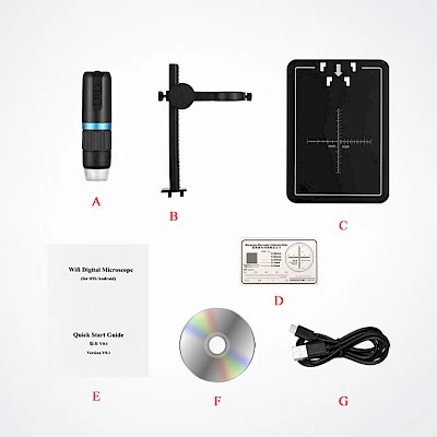 Packing List of MS5 Digital Microscope