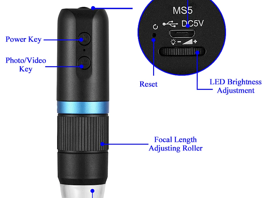 Structure of MS5 Digital Microscope
