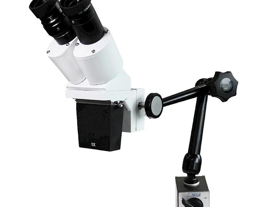 VMS303 Industrail Stereo Microscope with Magnetic Base &amp; Flexible Arm