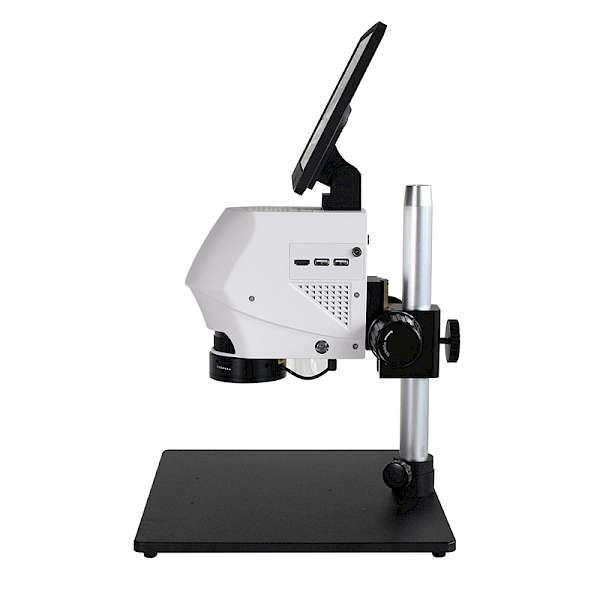 Side View of HVS-300P Video Microscope