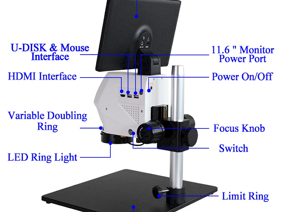 Structure of HVS-300P Video Microscope
