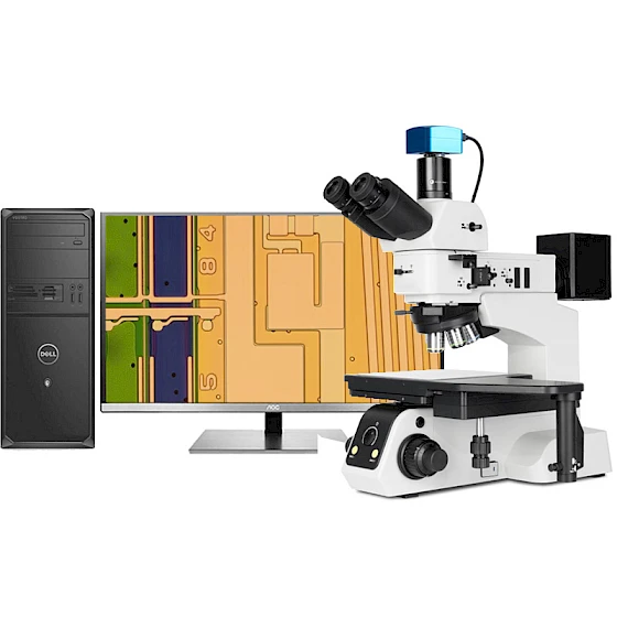 CM60BD Positive Image Metallurgical Microscope with 6-inch Working Stage & Fast Moving Device