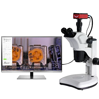 HD-4KR with its connected Microscope
