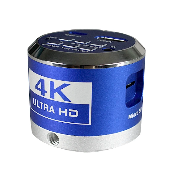 HD-4KY 4K Ultra HD IMX678 1/1.8 Cmos Industrial Camera Digital Microscope Camera with HDMI Type-C Outputs for Phone Soldering