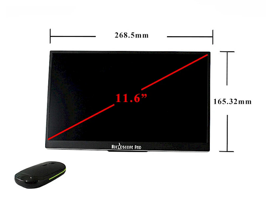 Size of Microscope Monitor YW5612