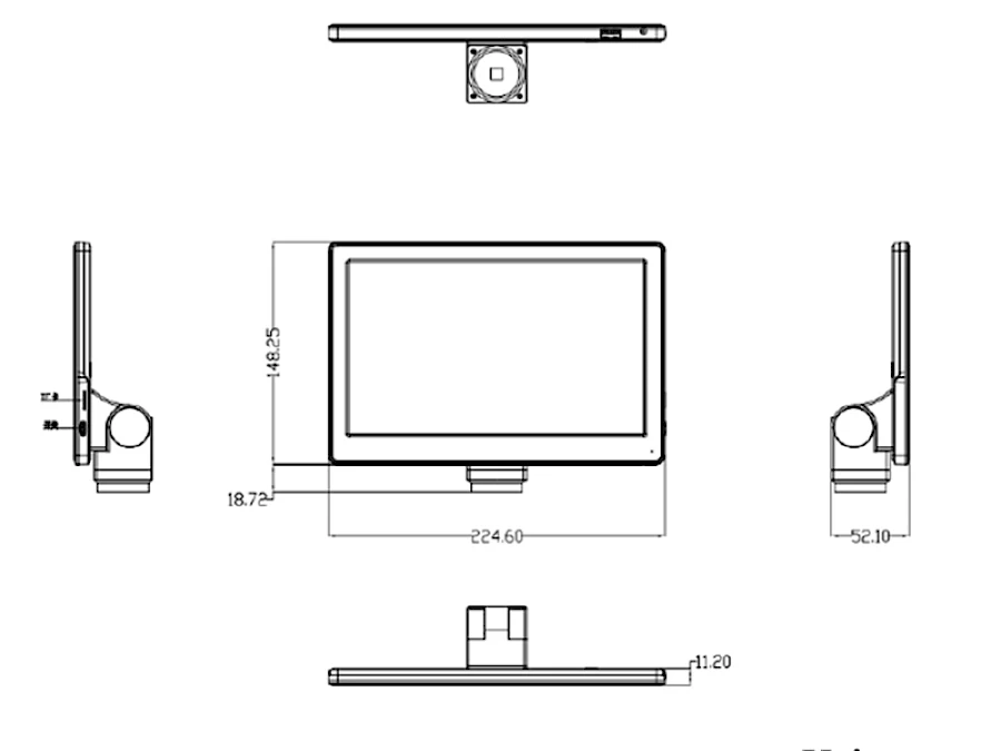 Dimension of YW090C
