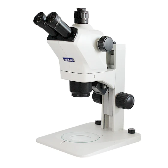 6.7X~50X Zoom Trinocular Digital Electron Stereo Microscope with Two LED Illuminators for Embryo Operation