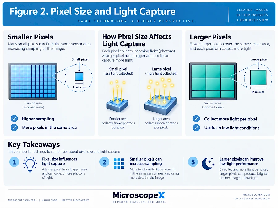 How to Choose a Microscope Camera: Sensor Size, Resolution, FPS and Interface Explained image 2